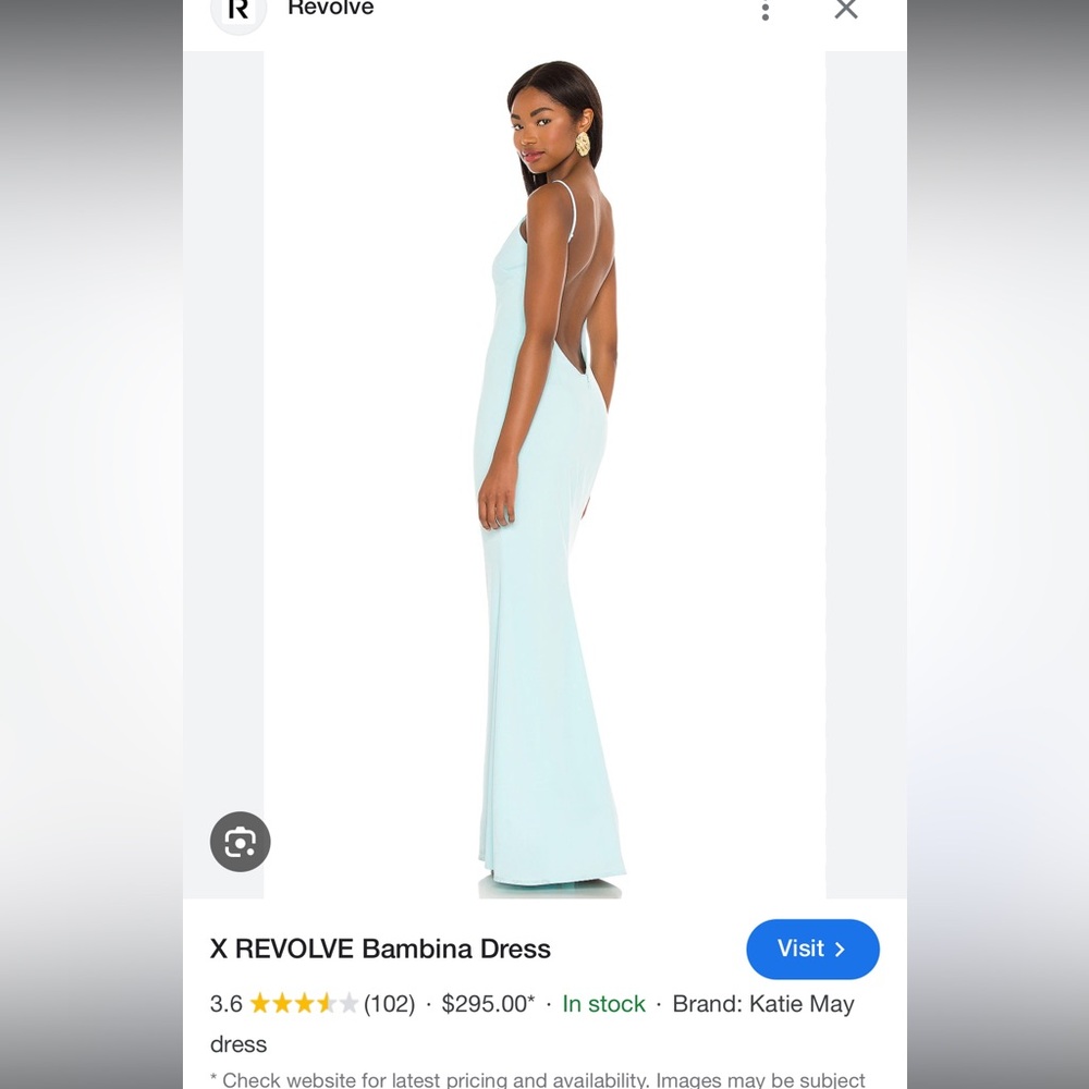 X REVOLVE Bambina Dress in Sky
Katie May